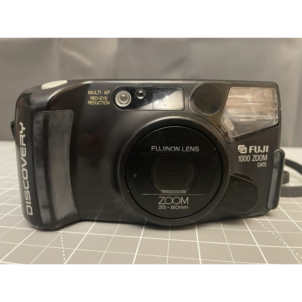 Fuji Discovery 1000 Zoom 35mm Camera UNTESTED 35-80mm Zoom Fujinon Lens